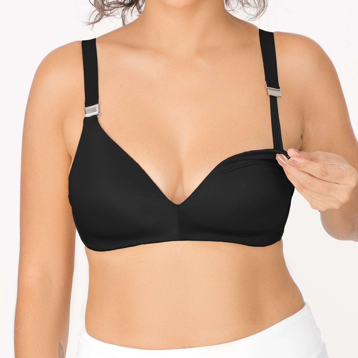 T-Shirt Nursing Bra | Black