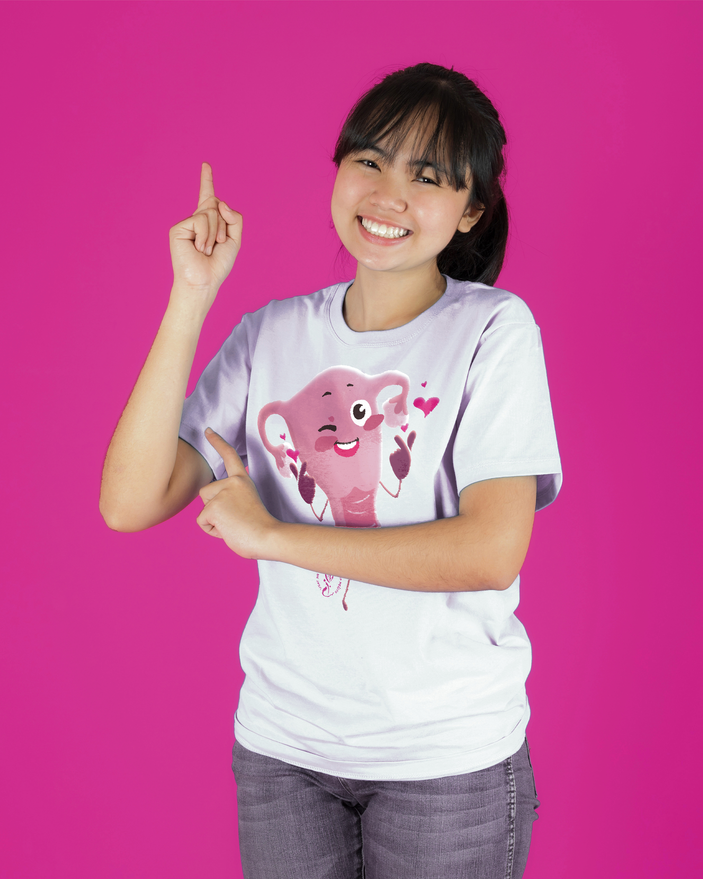 Marites the Matris Cotton Tee | White