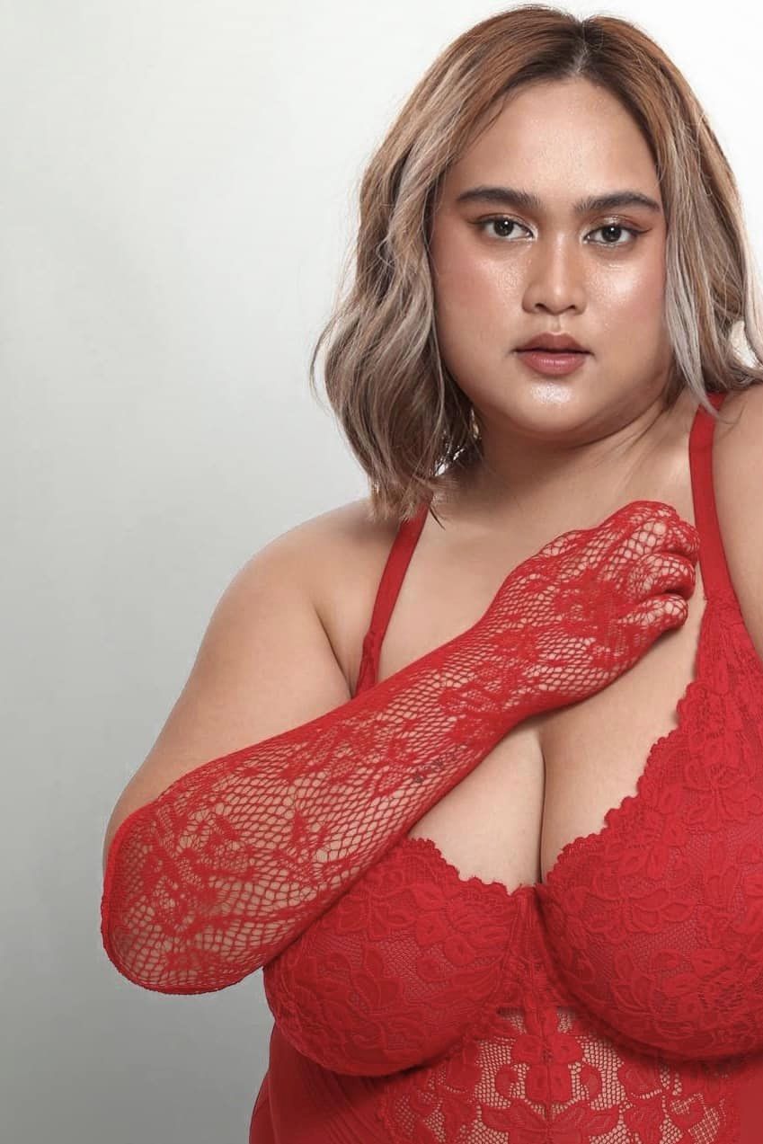 Lace Bodysuit | True Red