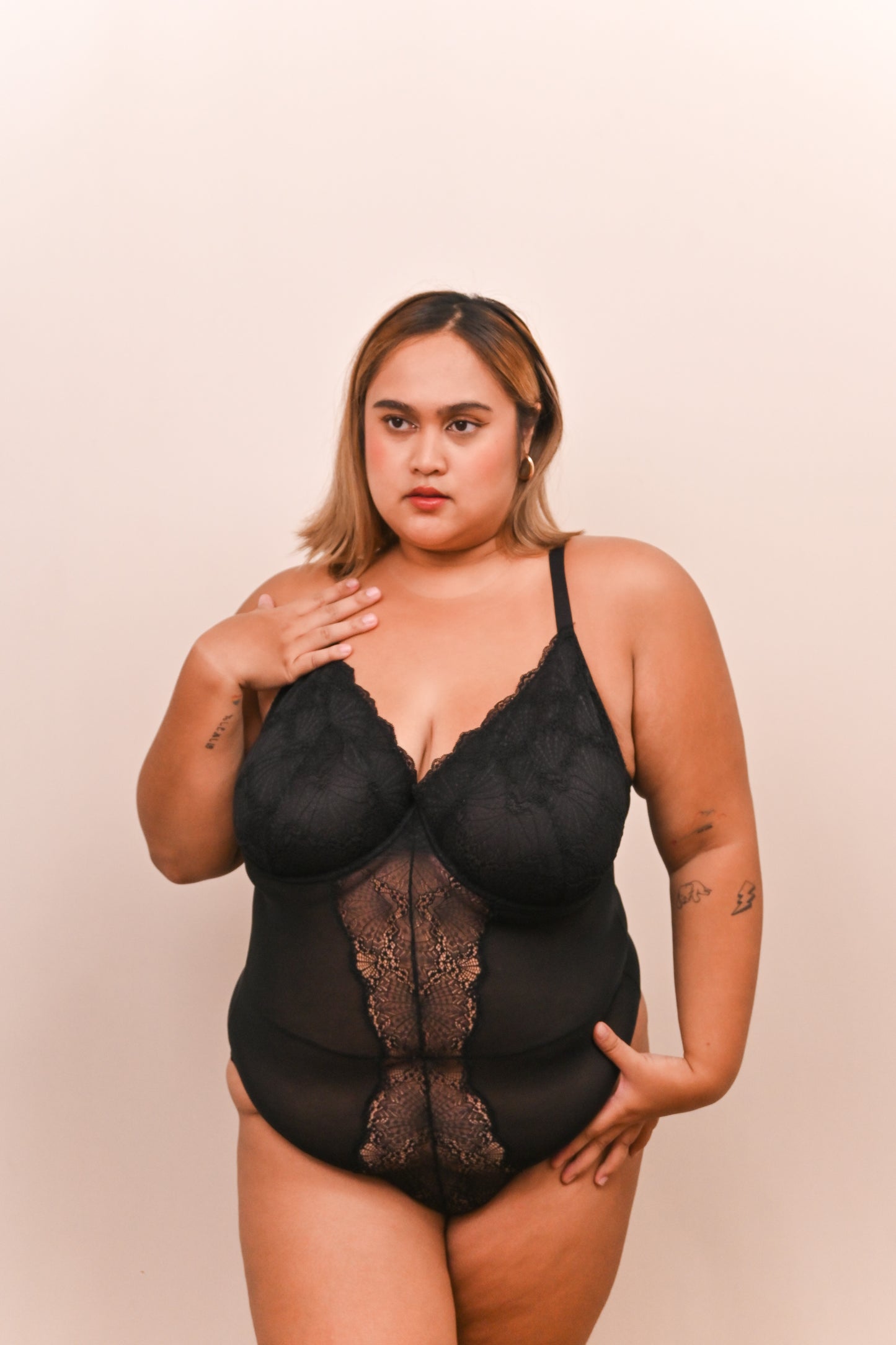 Lace Bodysuit | Ink 01