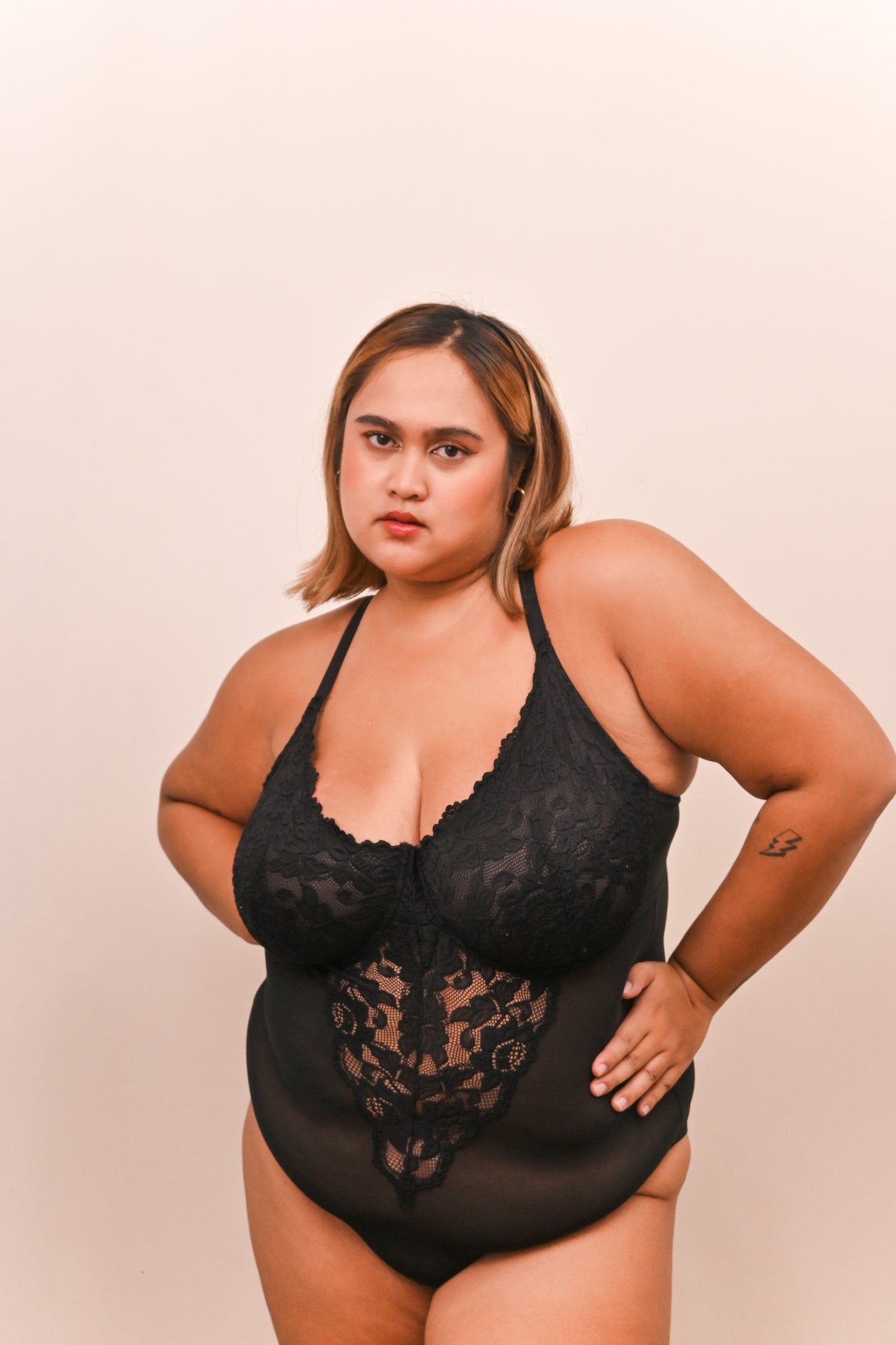 Lace Bodysuit | Ink 02