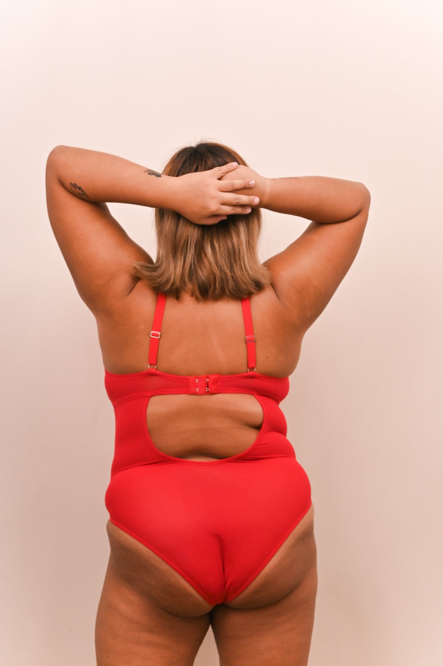 Lace Bodysuit | True Red