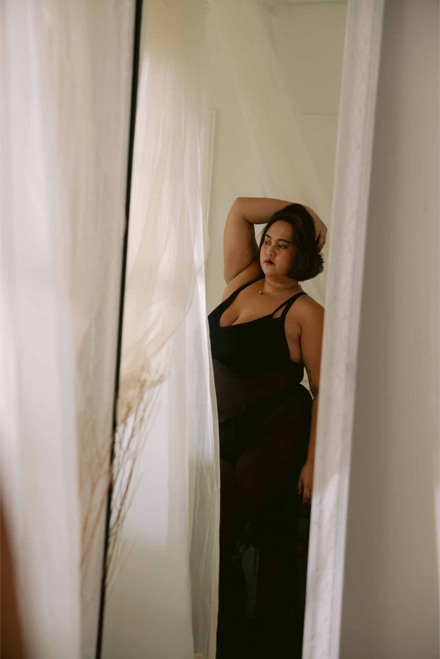 Mesh Dress | Black