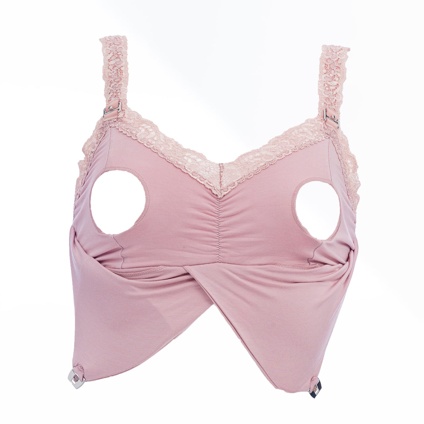 Snap-On Nursing Bralette | Heather Grey