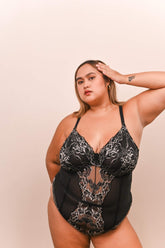 Lace Bodysuit | Black 02