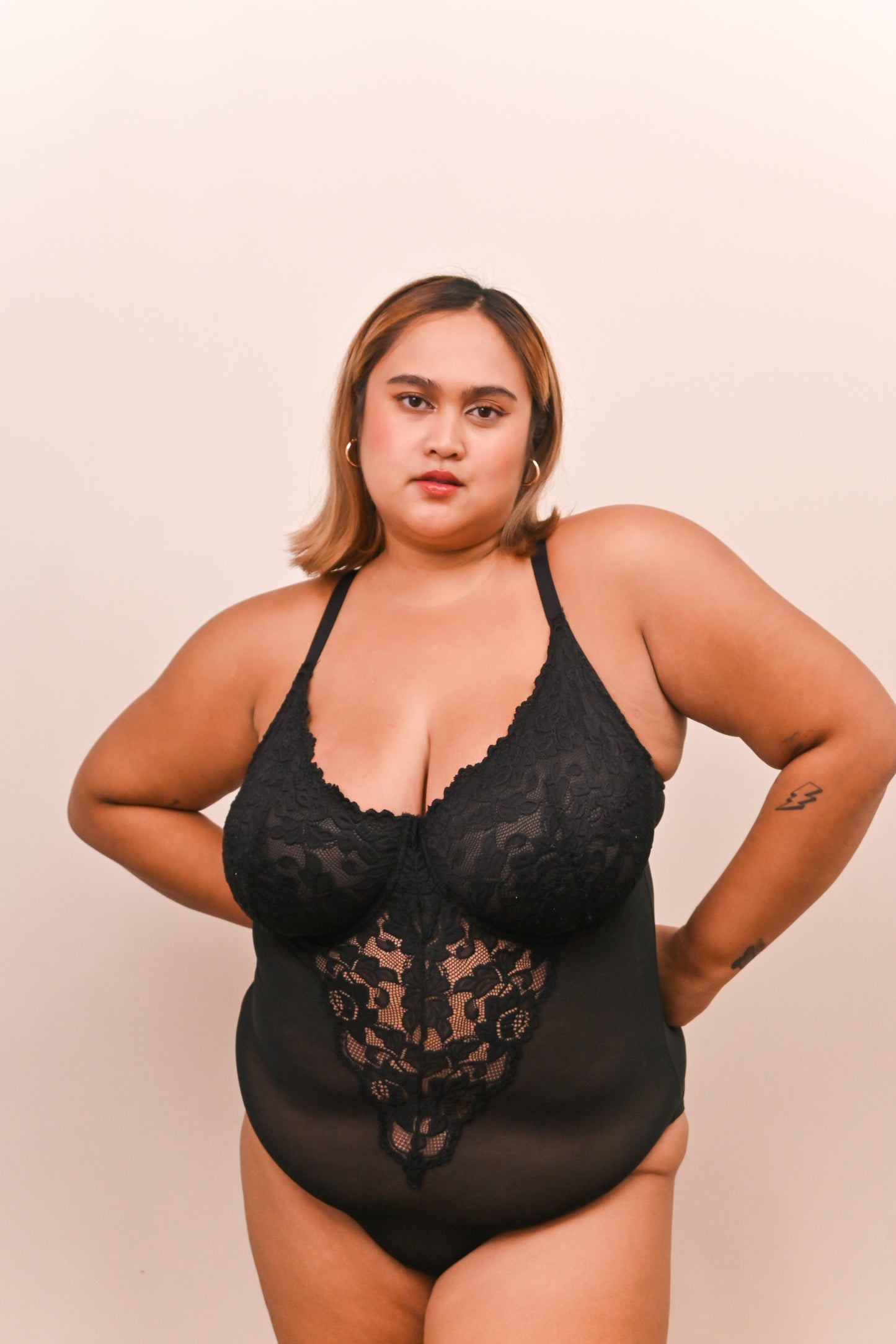 Lace Bodysuit | Ink 02