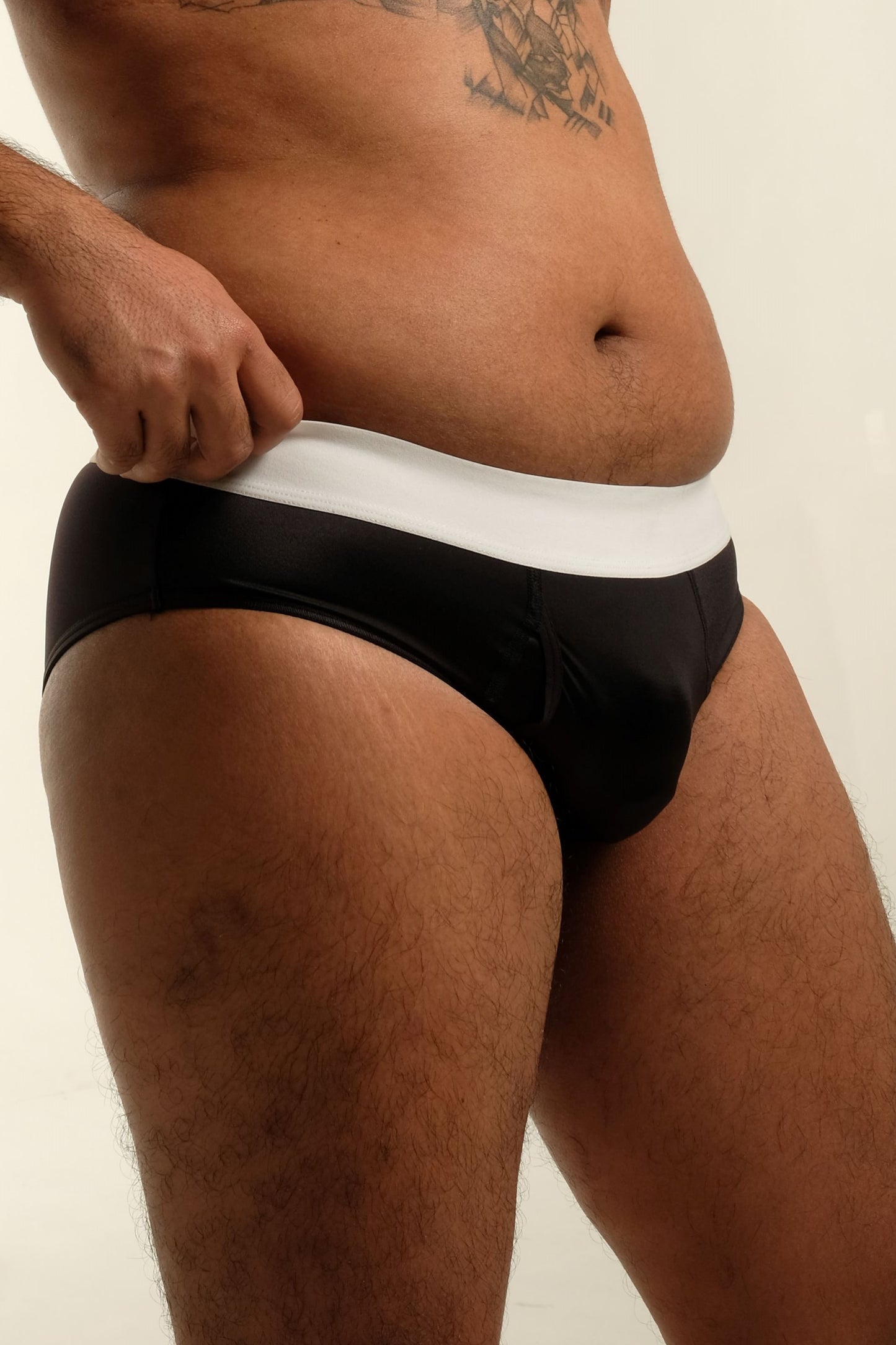 Hipster Moderate Absorbency Period Briefs | Black