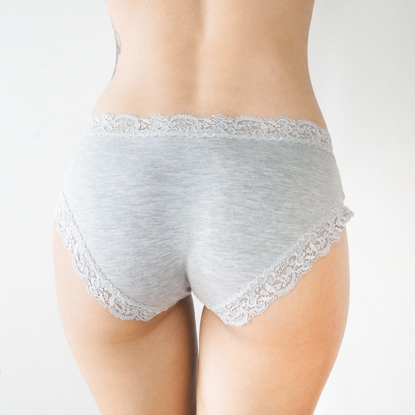 Hip-Hugger Lounge Panties  | Heather Grey