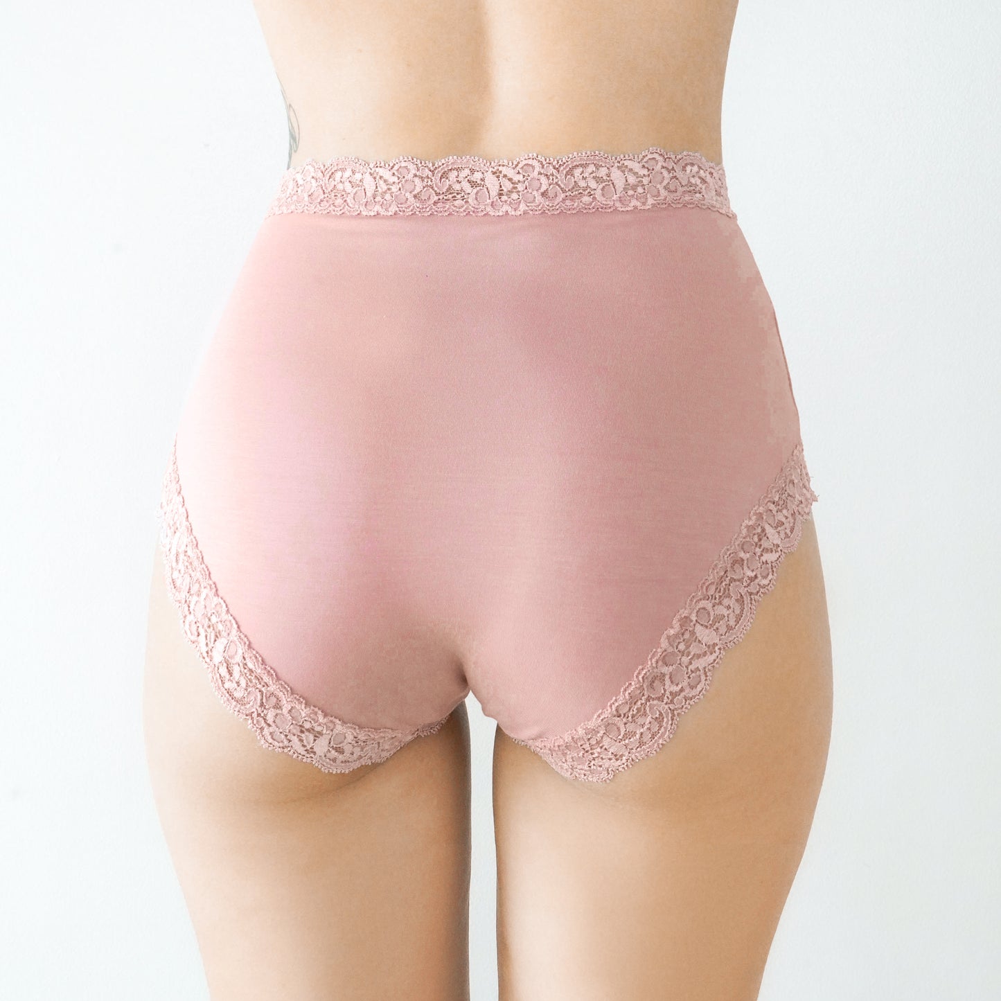 High Waist Lounge Panties | Rosewood