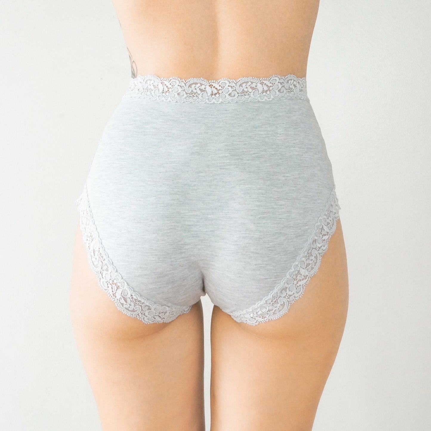 High Waist Lounge Panties | Heather Grey
