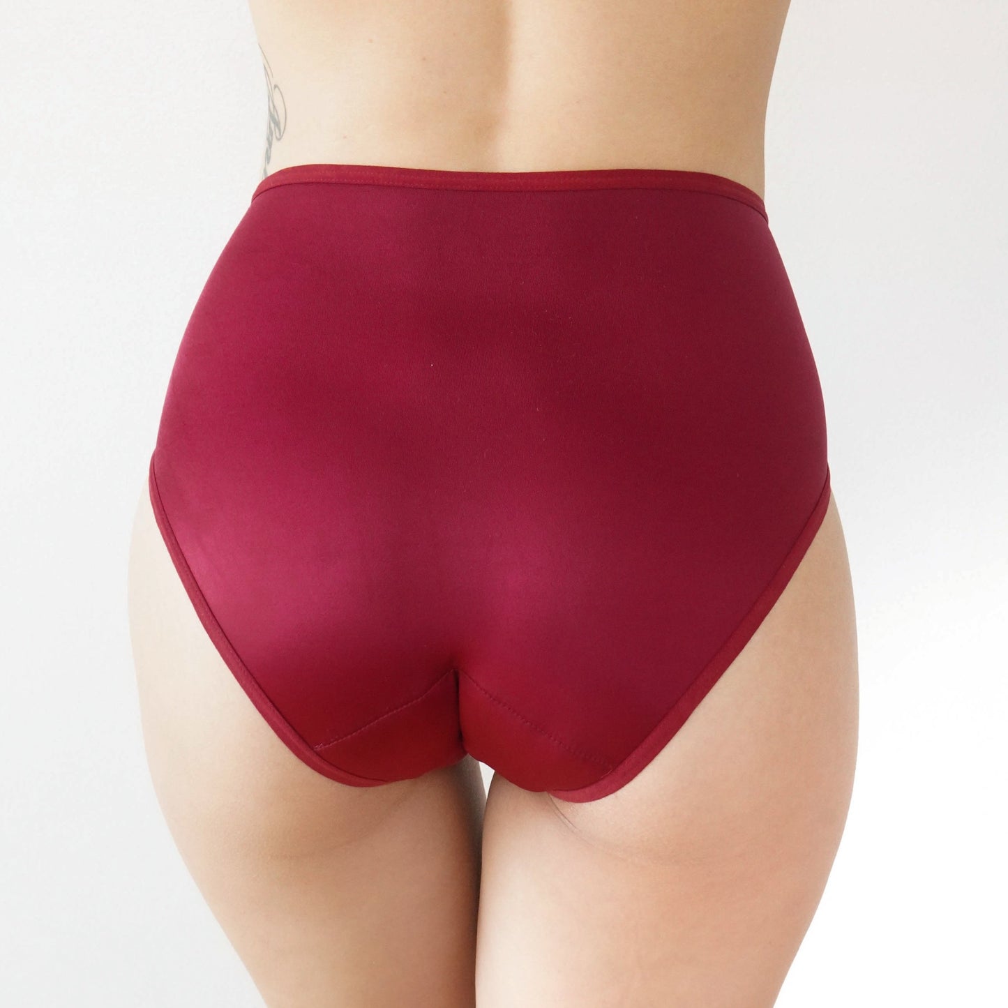 High Waist Moderate Absorbency Period Undies | Rhubarb