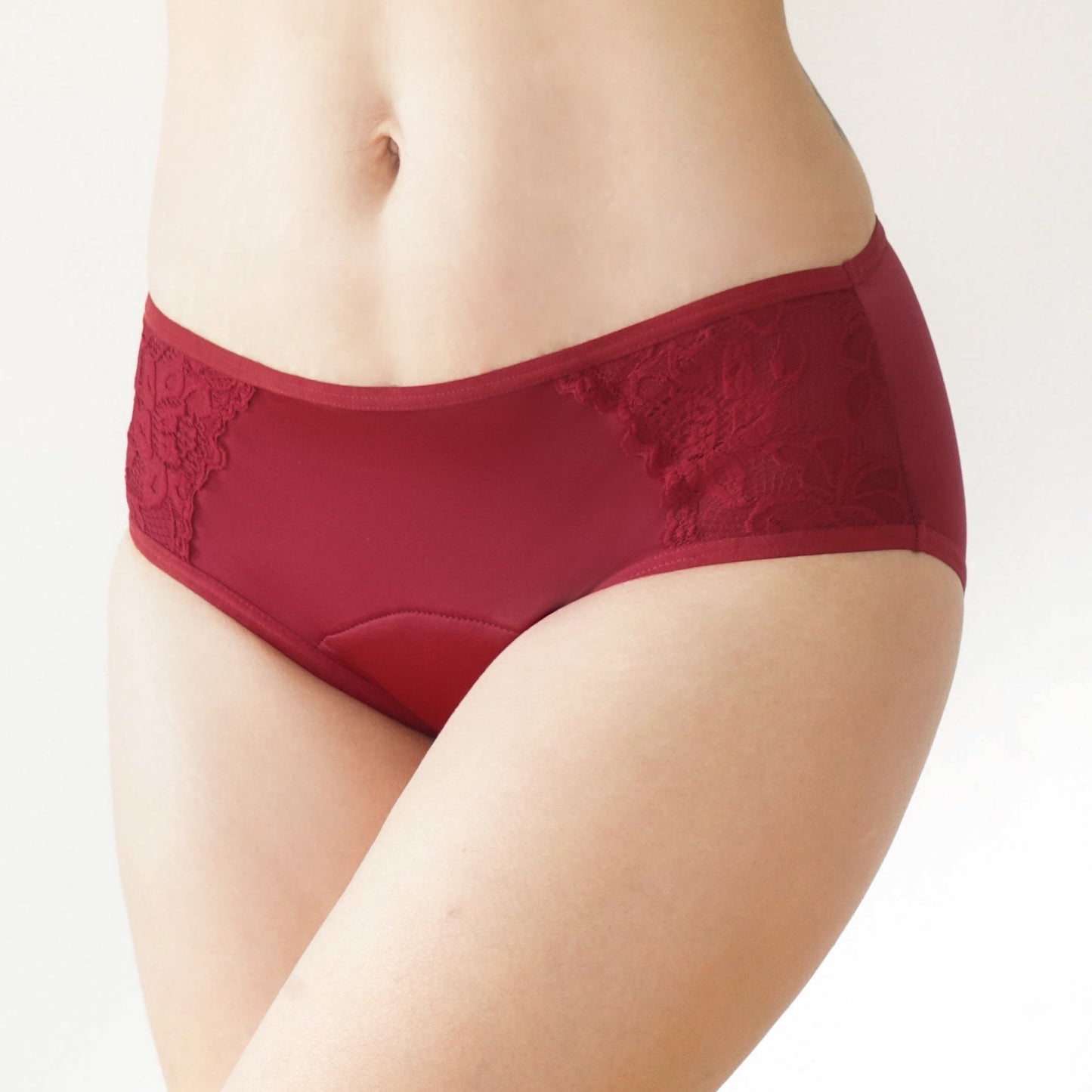 Hipster Moderate Absorbency Period Undies | Rhubarb