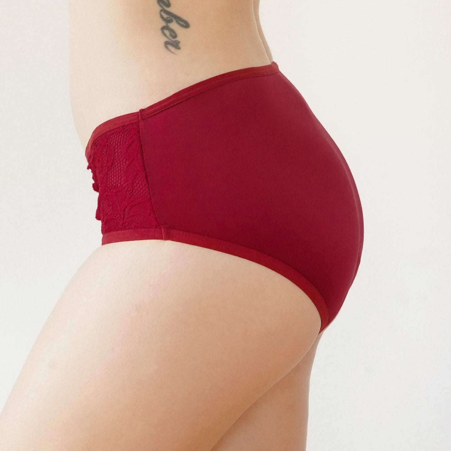 Hipster Moderate Absorbency Period Undies | Rhubarb