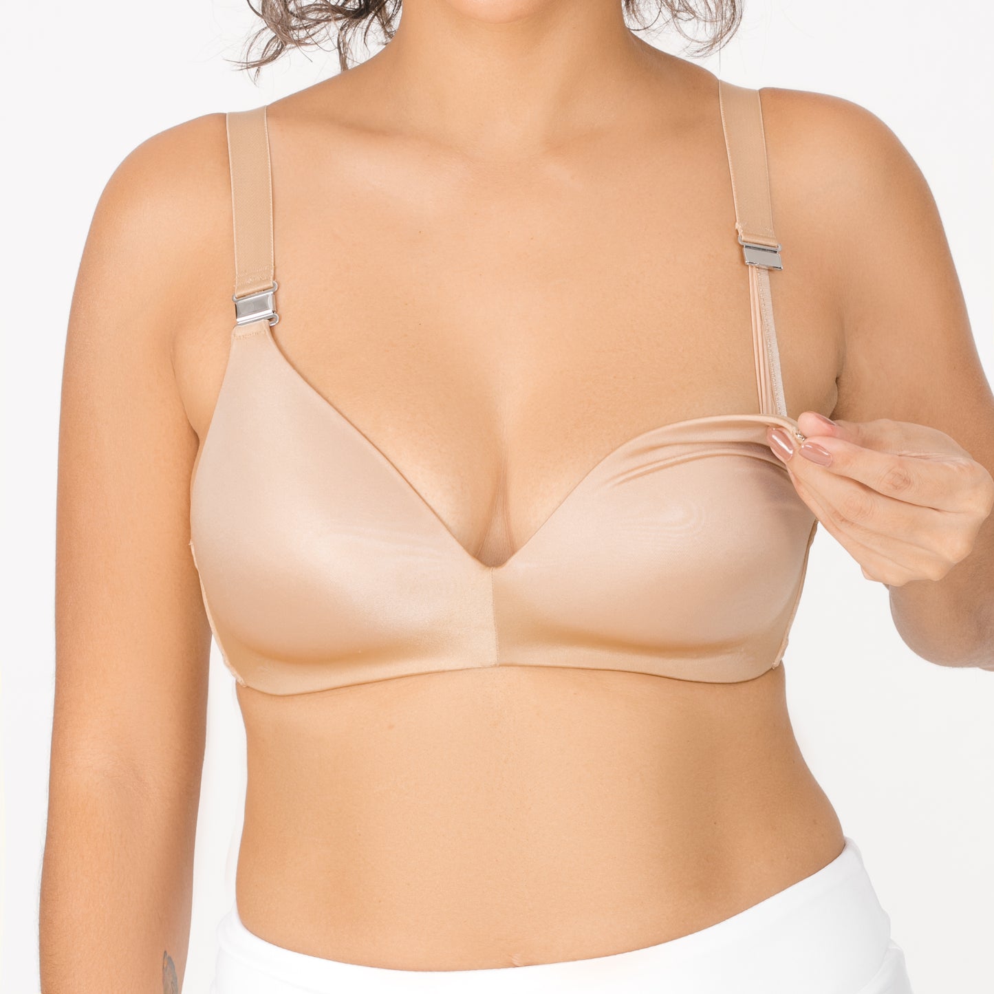 T-Shirt Nursing Bra | Caramel Latte