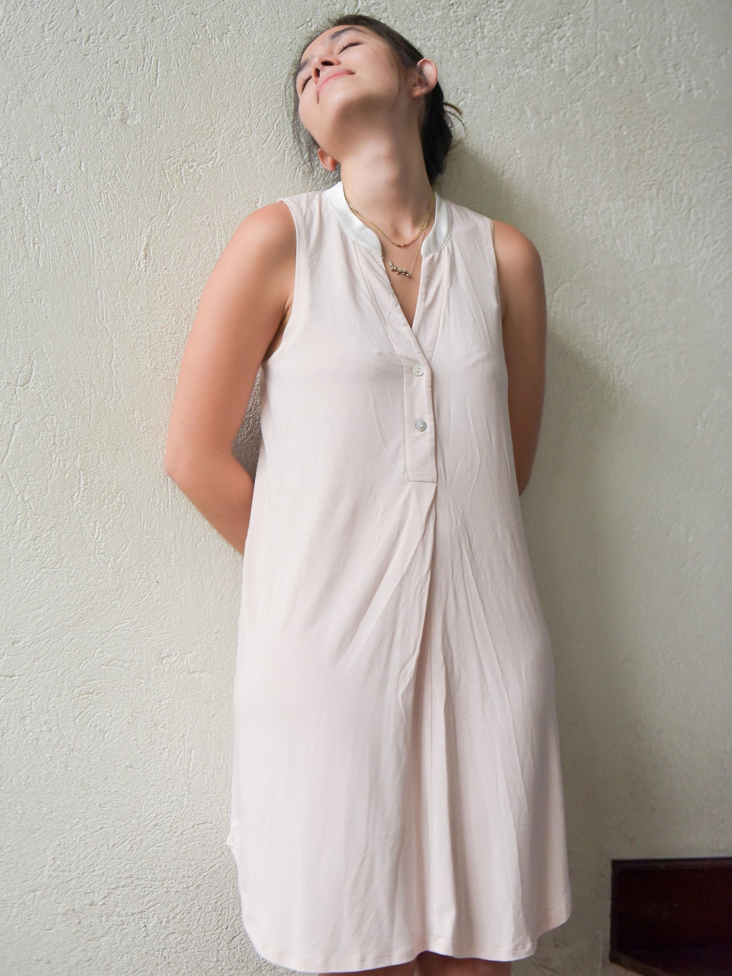 Lounge Sleeveless Shirtdress