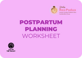 Postpartum Planning Worksheet