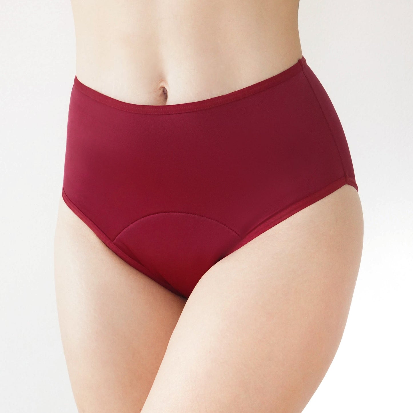 High Waist Moderate Absorbency Period Undies | Rhubarb